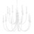 Troy Lighting - F1014-GSW - 14 Light Chandelier - Cate - Gesso White