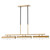 Troy Lighting - F3248-PBR/SBK - LED Linear Pendant - Titus - Patina Brass