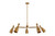 Troy Lighting - F4050-PBR - LED Chandelier - Spade - Patina Brass
