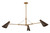 Troy Lighting - F4350-PBR/BRZ - Three Light Chandelier - Andersen - Patina Brass