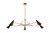 Troy Lighting - F4369-PBR/BRZ - Five Light Chandelier - Andersen - Patina Brass