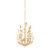 Troy Lighting - F4615-VGL - Three Light Chandelier - Delmore - Vintage Gold Leaf