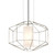 Troy Lighting - F5256-SL - One Light Chandelier - Silhouette - Silver Leaf