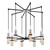 Troy Lighting - F6198-TRN/PC - Eight Light Chandelier - Xavier - Textured Iron/Polished Chrome