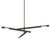 Troy Lighting - F6886-BRZ/PBR - Three Light Chandelier - Hendrix - Bronze