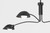 Leo Three Light Chandelier (F7813-SBK)