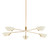 Troy Lighting - F8163-PBR/SSD - Five Light Chandelier - Sacramento - Patina Brass
