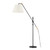 Troy Lighting - PFL2678-PBR/TBK - One Light Floor Lamp - Navin - Patina Brass