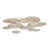 Corbett Lighting - 522-43-TWL - LED Semi Flush Mount - Fistral - Textured Warm Silver Leaf