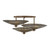 Corbett Lighting - 559-36-OWB - Nine Light Semi Flush Mount - Alba - Old World Brass
