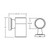 ARCHITECTURAL OUTDOOR OUTDR,WLLMNT,75W PAR30,RD,DNLT (19202-013)