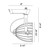 TRACKHEAD,LED,30W,35K,BM30,WHT (29680-35-02)