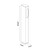 ARCHITECTURAL OUTDOOR LED BOLLARD,1X7W,26IN,BK (31914-035)