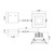 34898-40 LED REC,3.5IN,SQ RGS,12W,40K,W (34898-40-02)