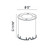 ARCHITECTURAL OUTDOOR OUTDR,LED INGROUND,RD,3X2W,SS (31595-018)