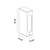 ARCHITECTURAL OUTDOOR LED BOLLARD,1X7W,10IN,GRAPHITE (31913-027)