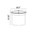 RAVANNE RAVANNE,LED INGRND,RD,1X7W,SS (32189-018)