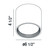 BENTON BENTON,1LT LED FLUSH,SML,WHITE (32683-011)