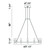 ALBANY ALBANY-CHD-12LT-32IN-BRBM-WH (37043-018)