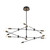 Eurofase - 37051-013 - ALBANY-CHD-12LT-41IN-BRBM-WH - ALBANY - Brass-Black