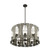 Eurofase - 38164-019 - LED Chandelier - Pennino - Matte Black W/ Grey Wood