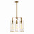 Eurofase - 42728-027 - Three Light Outdoor Chandelier - Yasmin - Aged gold