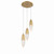 Eurofase - 43858-035 - ECROU-CHD-3LT-12IN-GD-CL - ECROU - Gold
