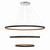 Eurofase - 43900-015 - VERDURA-CHD-3LT-60IN-BK-WH - VERDURA - Black