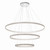 VERDURA VERDURA-CHD-3LT-60IN-GR-WH (43900-039)