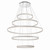 Eurofase - 43901-036 - VERDURA-CHD-5LT-60IN-GR-WH - VERDURA - Grey