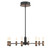 Eurofase - 46352-019 - ALBANY-CHD-8LT-24IN-BRBM-WH - ALBANY - Brass-Black