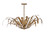 Eurofase - 46433-015 - KAGRA-CHD-12LT-56IN-BR - KAGRA - Brass