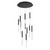 Eurofase - 46477-019 - BENICIO-CHD-11LT-22IN-BK-CL - BENICIO - Black