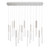 Eurofase - 46771-032 - BENICIO-CHD-18LT-42IN-PN-CL - BENICIO - Polished Nickel