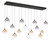 Eurofase - 48939-045 - LED Linear Chandelier - Iissa - Matte Black