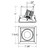 26W Multi LED Recessed Fixture (TE131LED-40-4-02)