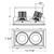 26W Multi LED Recessed Multiple (TE132LED-30-4-22)