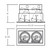 PAR20MULTI-GEN MULT,PAR20,TRM,2LT,50W,WH/WHT (TE162-22)