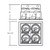 PAR20MULTI-GEN MULT,PAR20,TRM,4LT,SQ,WHT/BLK (TE164B-02)