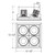TE SERIES MULT,26W,TRM,4LT,40K,BLK/BLK (TE134BLED-40-2-01)