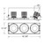 26W Multi LED Recessed Multiple (TE223LED-30-4-02)