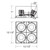 26W Multi LED Recessed Multiple (TE224BLED-35-4-02)