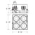 15W Multi LED Recessed Multiple (TE614BLED-35-2-02)