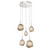 Hammerton Studio - CHB0039-05-BS-B-C01-L3-RTS - LED Pendant - Gem - Beige Silver