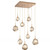 Hammerton Studio - CHB0039-09-NB-B-C01-L3 - LED Pendant - Gem - Novel Brass