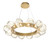 manufacturer_finish:Gilded Brass|manufacturer_glass:Amber Blown Glass|light_output:Unspecified|color_temperature:3000K|cri:Unspecified|voltage:120.00V