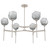 manufacturer_finish:Beige Silver|manufacturer_glass:Smoke Blown Glass|color_temperature:2700K|cri:93|voltage:120.00V