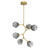 manufacturer_finish:Gilded Brass|manufacturer_glass:Smoke Blown Glass|color_temperature:3000K|cri:93|voltage:120.00V