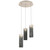 manufacturer_finish:Beige Silver|manufacturer_glass:Parallel Smoke Granite Blown Glass|color_temperature:2700K|cri:93|voltage:120.00V