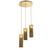 manufacturer_finish:Gilded Brass|manufacturer_glass:Parallel Bronze Granite Blown Glass|color_temperature:2700K|cri:93|voltage:120.00V